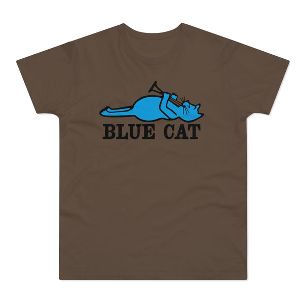 Blue Cat Records T Shirt (Standard Weight)