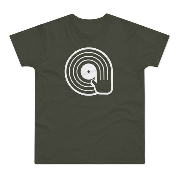 Vinyl Scratching T Shirt (Standard Weight)