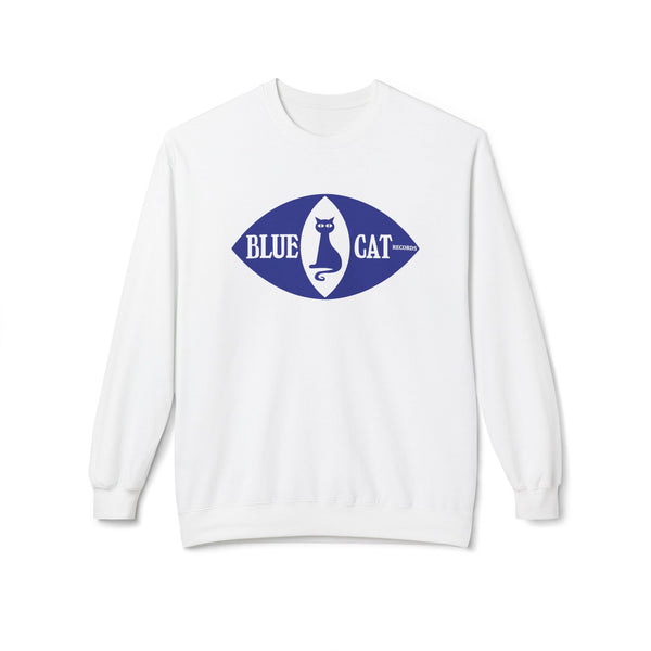 Blue Cat Eye Jersey Sweatshirt