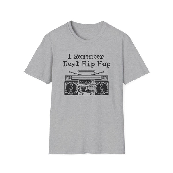 I Remember Real Hip Hop T Shirt (Lightweight) | DISCONTINUED DESIGN (40% OFF)