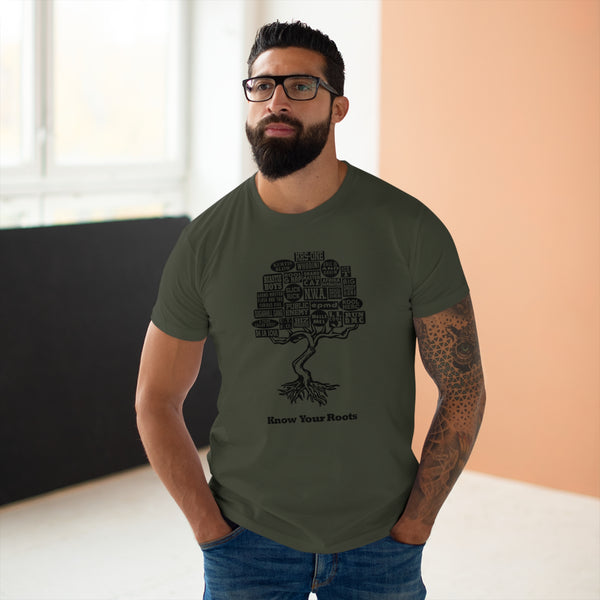 Know Your Roots T Shirt (Standard Weight)