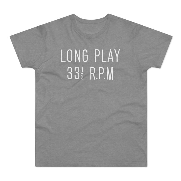 Long Play 33 1/3 RPM T Shirt (Standard Weight)