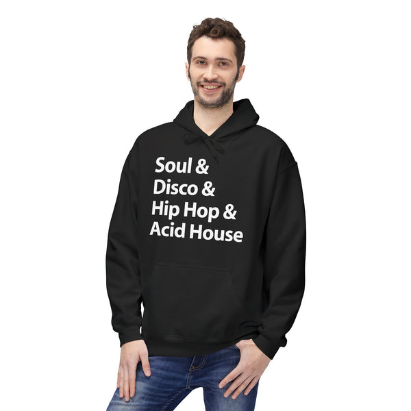 Soul Disco Hip Hop Acid House Hoodie / Hoody