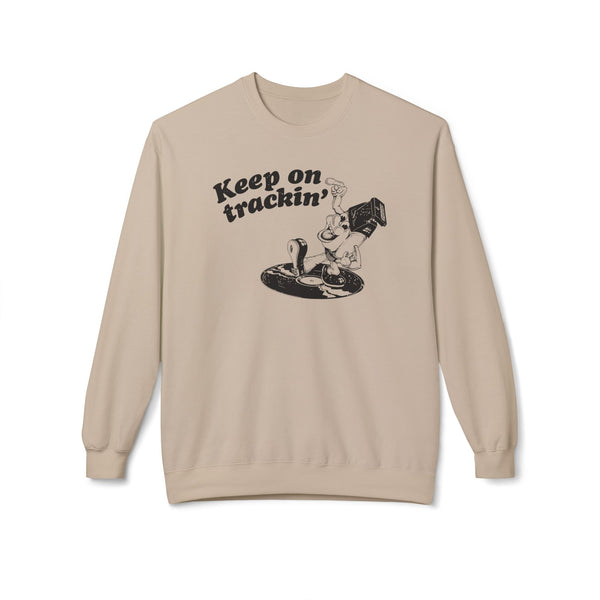 Keep On Tracking Jersey Sweatshirt