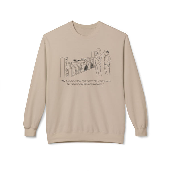 Vinyl Inconvenience Jersey Sweatshirt