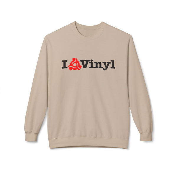 I Love Vinyl Jersey Sweatshirt