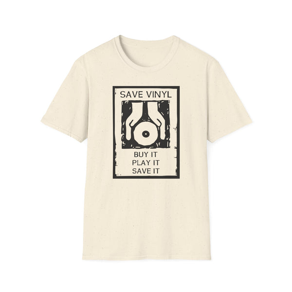 Save The Vinyl T Shirt (Mid Weight)