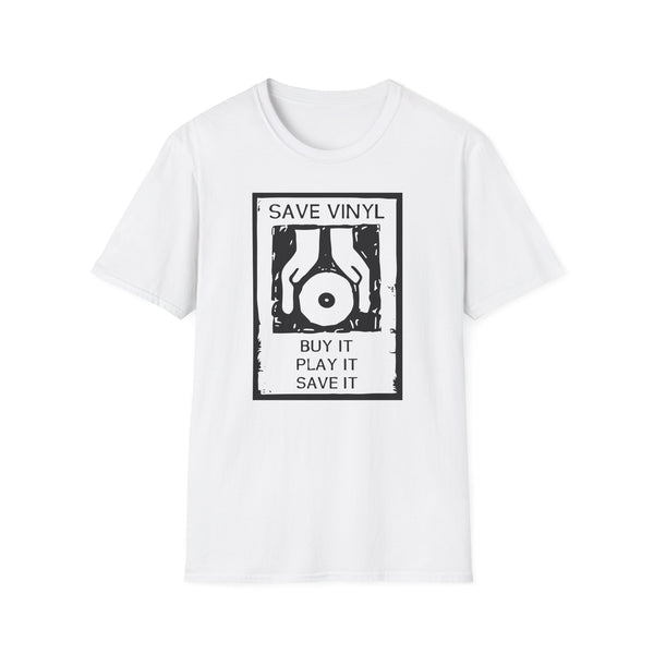 Save The Vinyl T Shirt (Mid Weight)