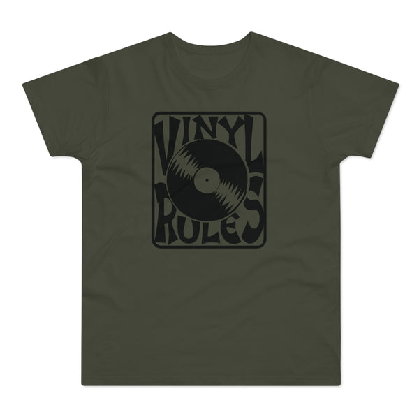 Vinyl Rules T Shirt (Standard Weight)