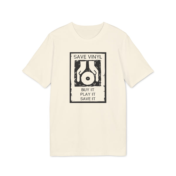 Save The Vinyl T Shirt (Premium Organic)