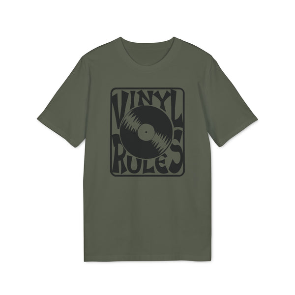 Vinyl Rules T Shirt (Premium Organic)