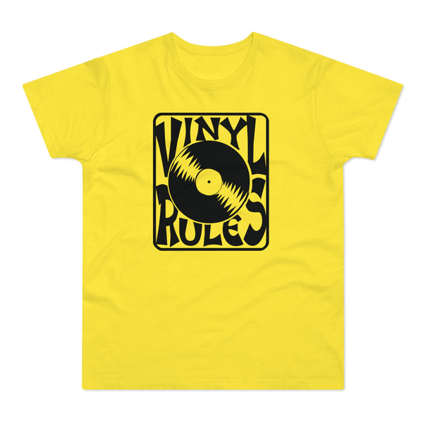 Vinyl Rules T Shirt (Standard Weight)