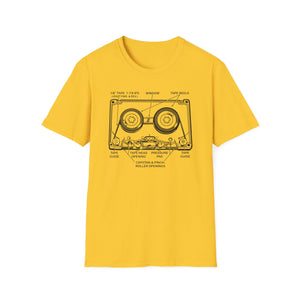 Cassette Tape T Shirt (Mid Weight) | Soul-Tees.com