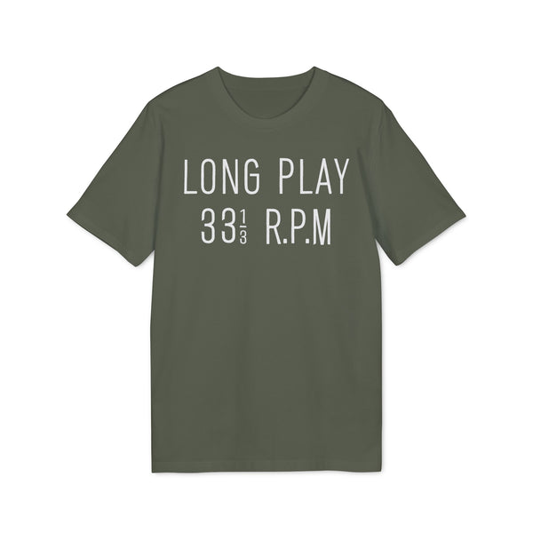 Long Play 33 1/3 RPM T Shirt (Premium Organic)