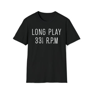 Long Play 33 1/3 RPM T Shirt (Mid Weight) | Soul-Tees.com