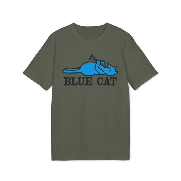 Blue Cat Records T Shirt (Premium Organic)