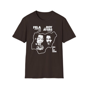 Fela Kuti Roy Ayers T Shirt (Mid Weight) | Soul-Tees.com