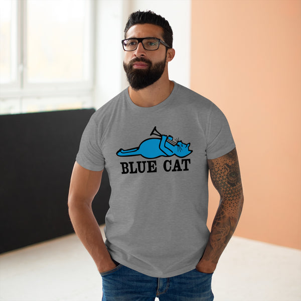 Blue Cat Records T Shirt (Standard Weight)