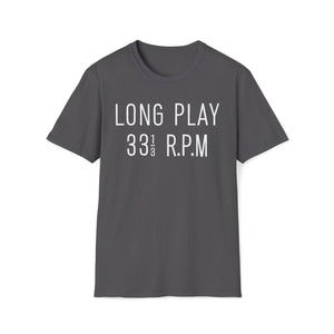 Long Play 33 1/3 RPM T Shirt (Mid Weight) | Soul-Tees.com