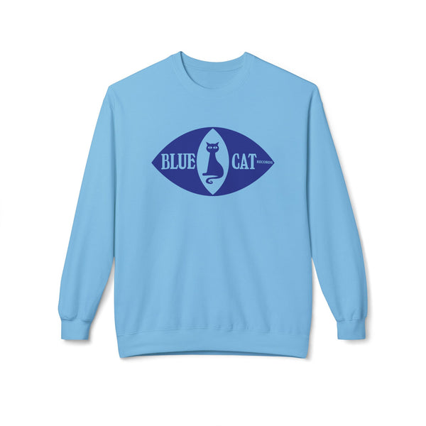 Blue Cat Eye Jersey Sweatshirt