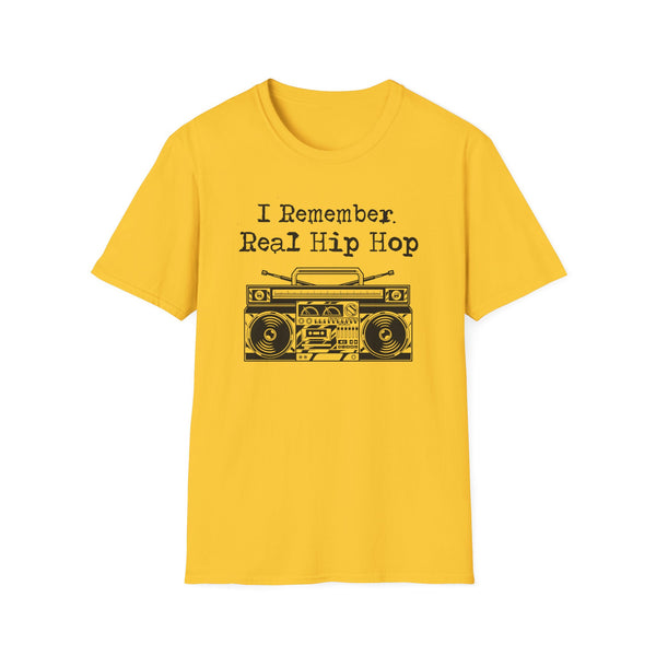 I Remember Real Hip Hop T Shirt (Lightweight) | DISCONTINUED DESIGN (40% OFF)