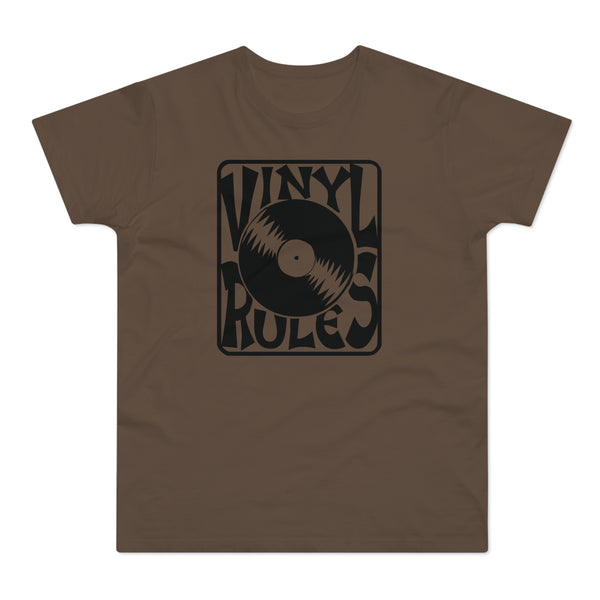 Vinyl Rules T Shirt (Standard Weight)