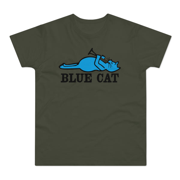 Blue Cat Records T Shirt (Standard Weight)