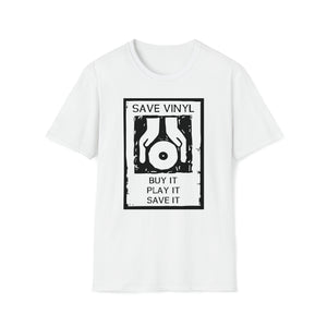 Save The Vinyl T Shirt (Mid Weight) | Soul-Tees.com