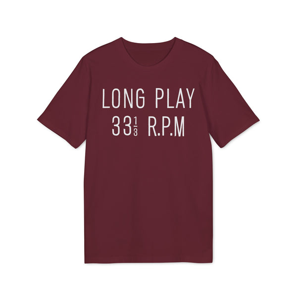 Long Play 33 1/3 RPM T Shirt (Premium Organic)