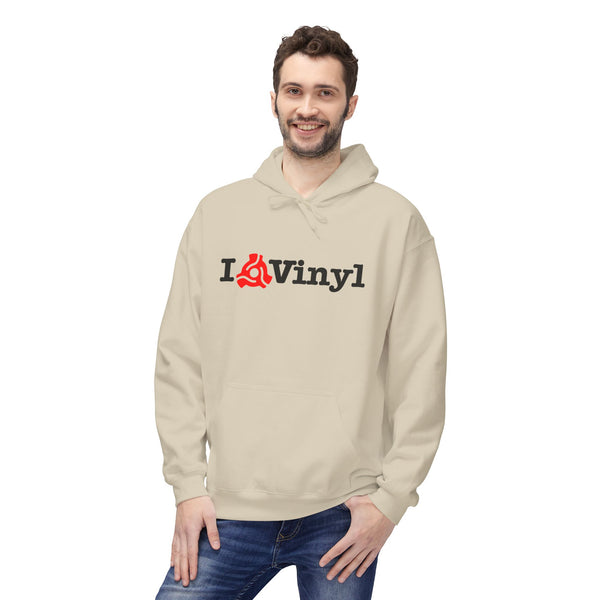 I Love Vinyl Hoodie / Hoody