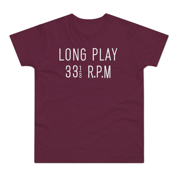 Long Play 33 1/3 RPM T Shirt (Standard Weight)