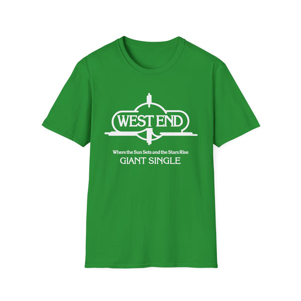West End Records Where The Sun Sets T Shirt (Lightweight)
