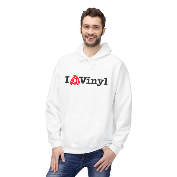 I Love Vinyl Hoodie / Hoody