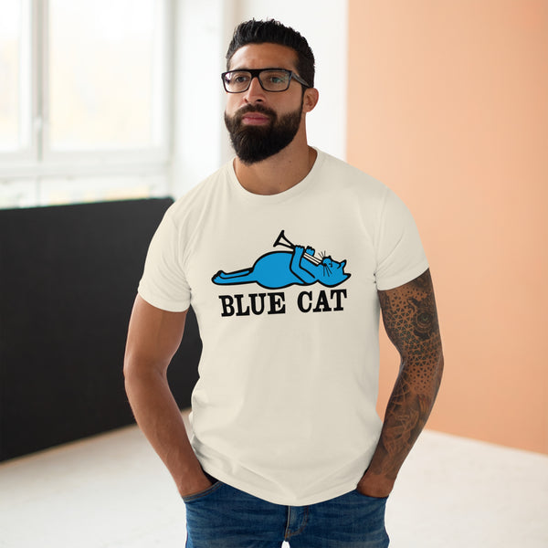 Blue Cat Records T Shirt (Standard Weight)