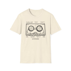 Cassette Tape T Shirt (Mid Weight) | Soul-Tees.com