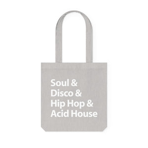 Soul Disco Hip Hop Acid House Tote Bag - Soul-Tees.com